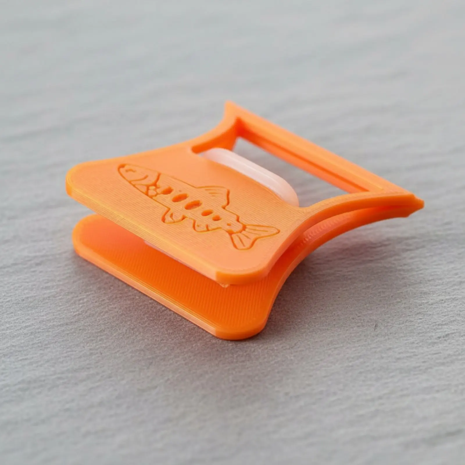 

3 Pieces Feather Clamp 3D Printed Fly Tying Feather Clip CDC Clamp PETG Material Fishing Gear Multi-Size Set