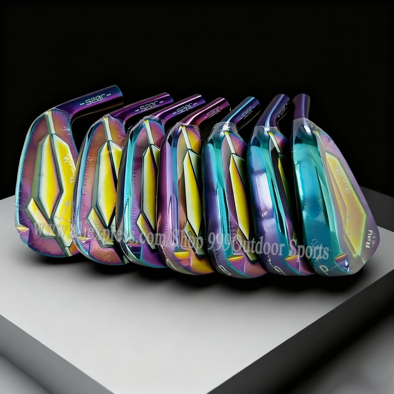 مجموعة نوادي الجولف للرجال راي CX 520 مكاوي الجولف مهاوي الصلب أو مهاوي الجرافيت نوادي جديدة 4-9 P/8 قطعة R/S فليكس #4