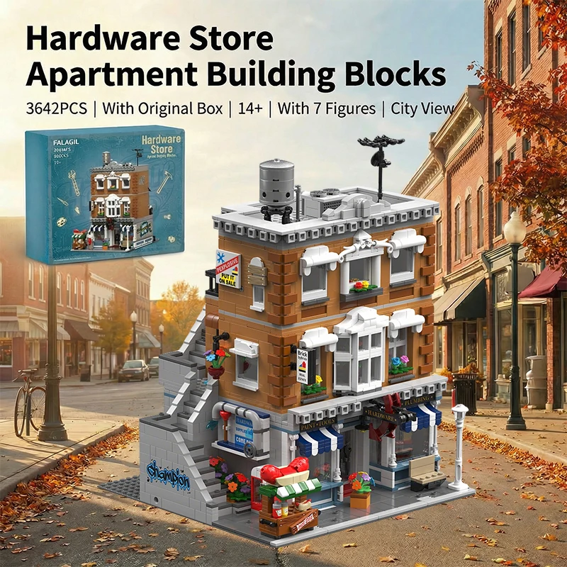 Kids Toys Stores - Hardware Store with 7 Figures Modular