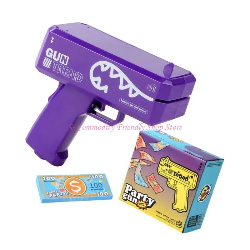 85AE Distributore contanti portatile Giocattolo Esclusivo sparasoldi per festival Spara soldi portatile per celebrazioni