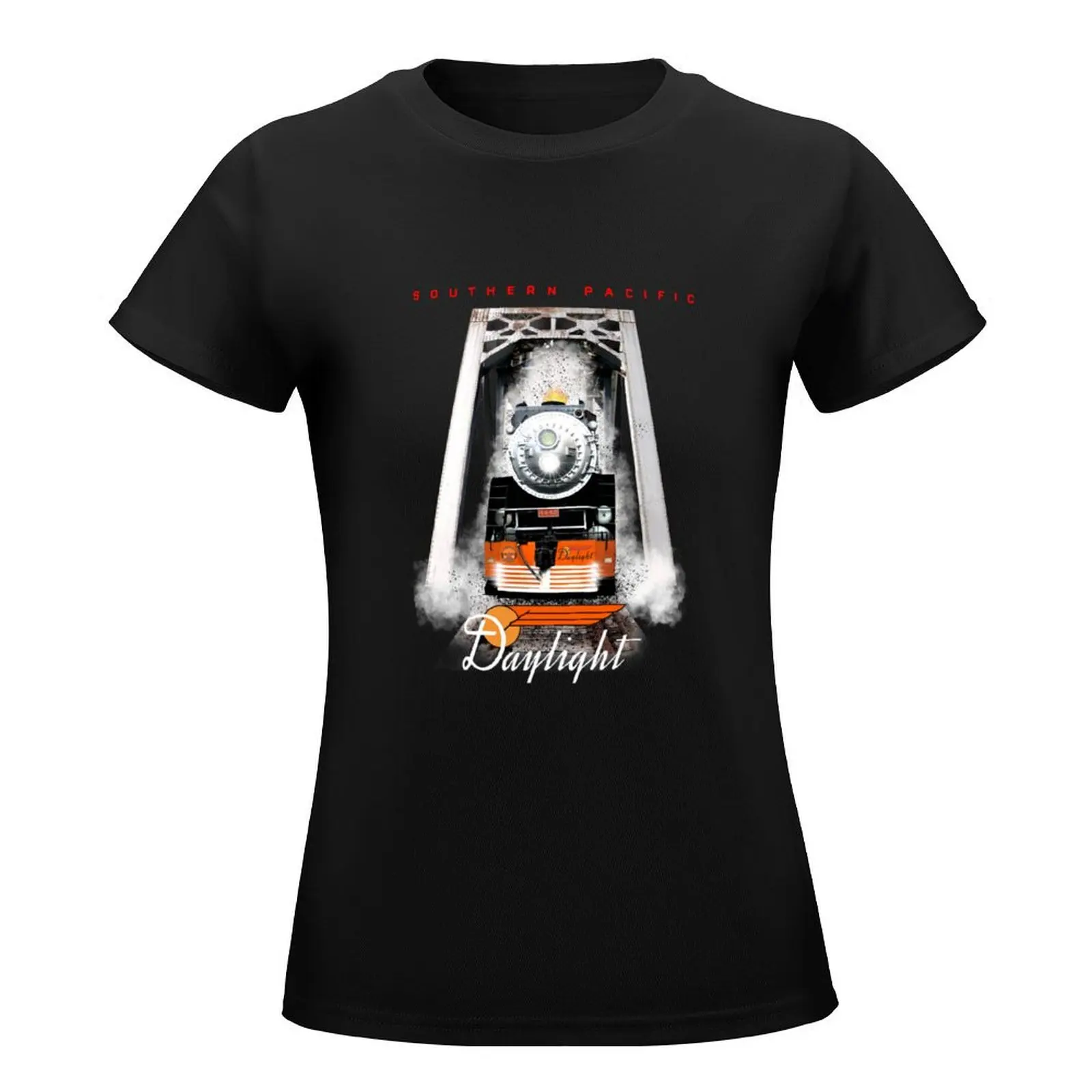 The Legendary Southern Pacific 4449 Daylight Steam Locomotive by Motormaniac T-Shirt graphics oversized tops Women