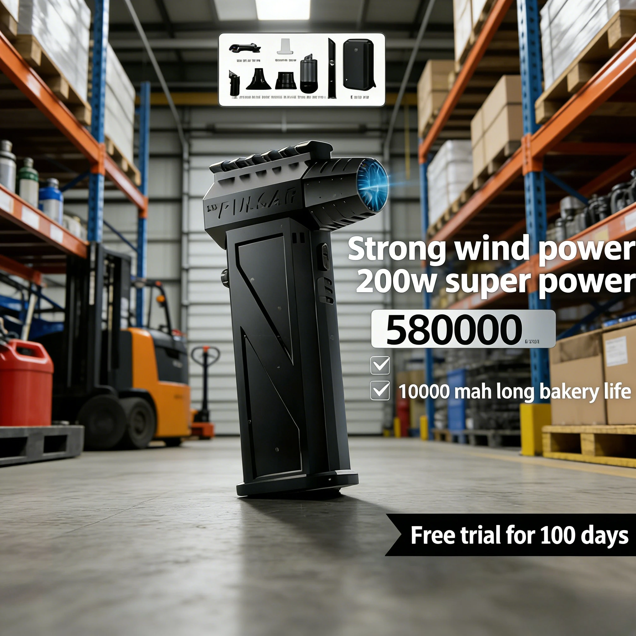 

X3 580000RPM Brushless Hurricane Blower | Variable Speed Handheld Air Duster Cleaner for Keyboard & Electronics