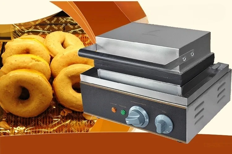 Professional Snack Cake Donuts Machine Suppliers Popular Commercial Automatic Mini Electric Donut Maker 6 Grids
