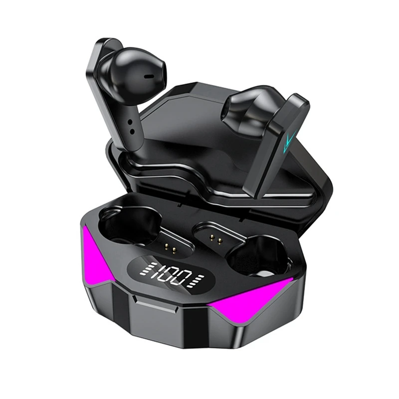 A99E-X15 Bluetooth Headset Bluetooth Gaming Headset Gaming E-Sports Digital Display Low Latency Low Power Consumption Headset