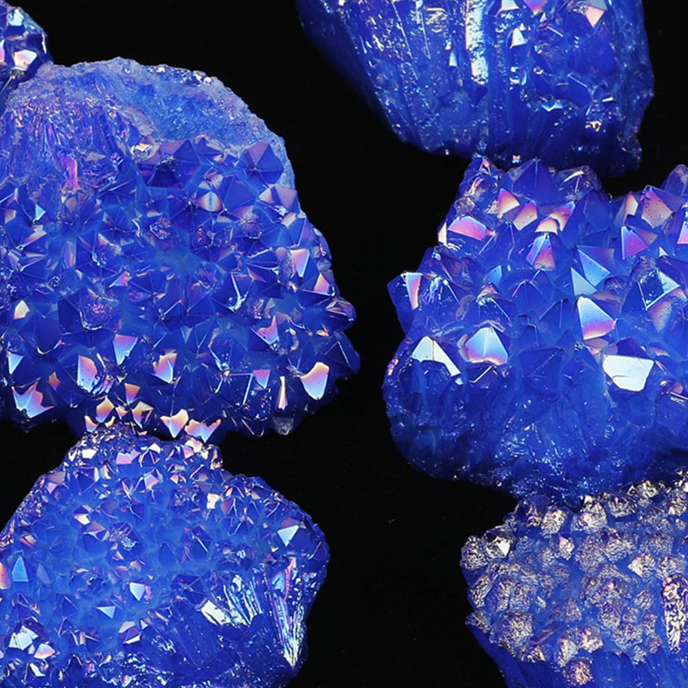 

Natural Crystal Stone Irregular Tabletop Ornament for Home Office Decorative Desktop Crystal Stone Collection Exquisite Stones