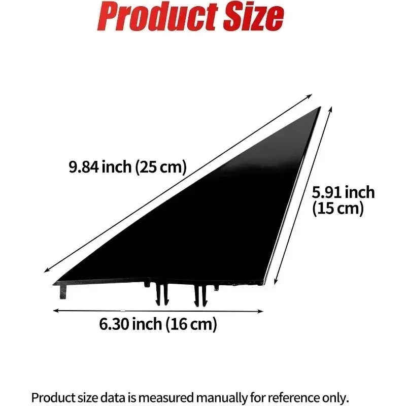 New Triangle Trim Plate 1130655-00-D 1130656-00-D For Tesla Model 3 Reversing Mirror Assembly