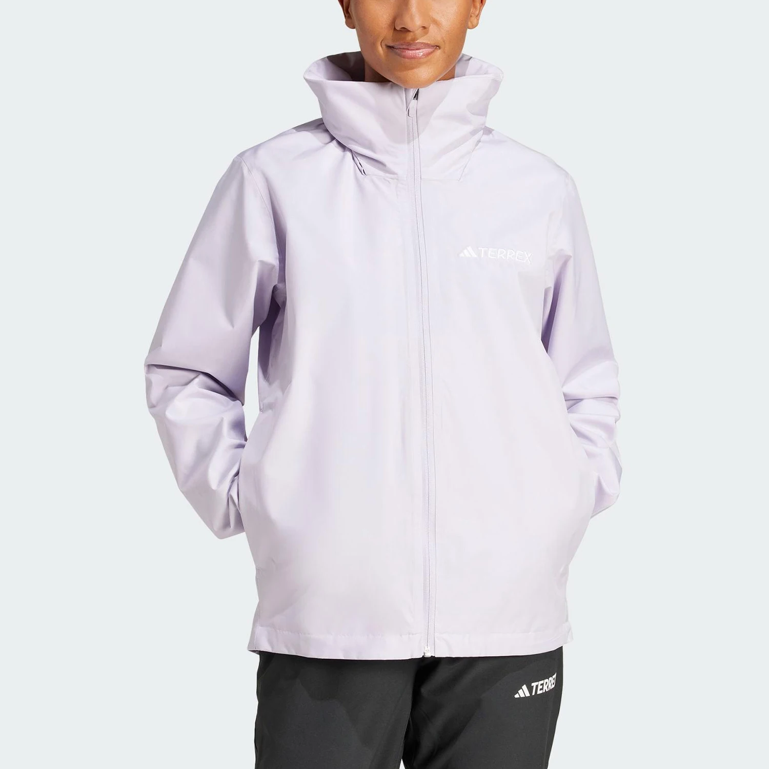 

Официальная аутентичная новая женская уличная тканая куртка с капюшоном Adidas JM8705