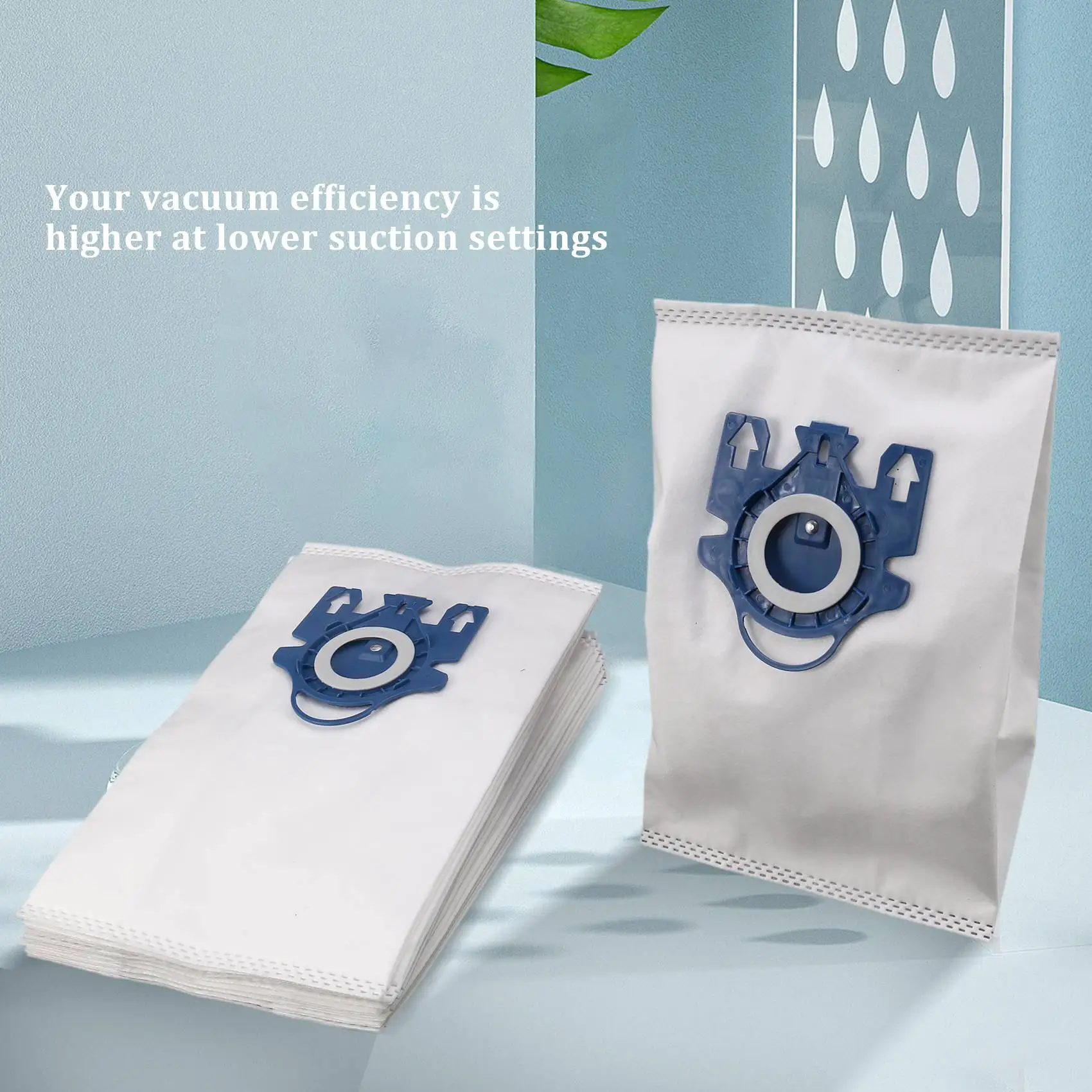 12 Stück Staubsauger Zubehör für Miele GN Air clean 3D Effizienz Staubbeutel, GN Vakuum beutel