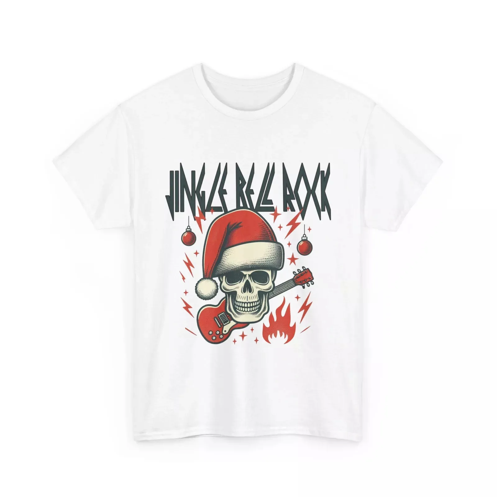 

Jingle Bell Rock Skull Santa T Shirt Äì 'n' Roll Christmas
