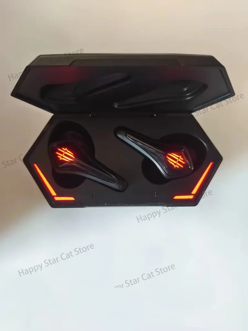 Used RedMagic Red Magic TWS Gaming Earphone for Nubia RedMagic 7 7Pro 5G Wireless Redmagic Cyberpods 4-16 Hours Battery Life
