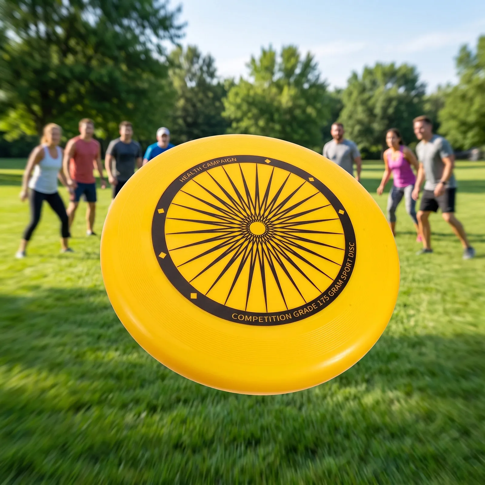 Outdoor Flying Disc Team Competition Flying Disc double-sided Plastic Dynamic Adult Flying Ring For Beach Toss Game Family Game