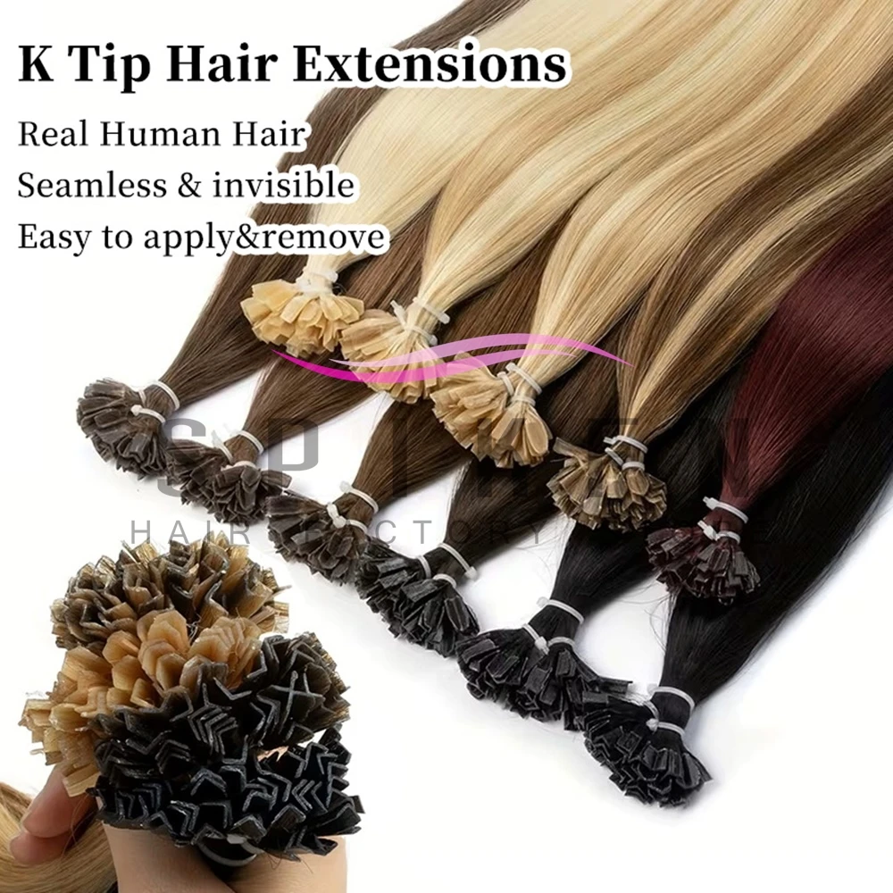 P4/27# Keratin V Tip Hair Extension Human Hair 12