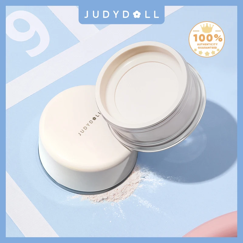 

Judydoll Translucent Loose Setting Powder, Long-Lasting Matte Finish, Oil Control, Large Size, Blurring, Sweat-Proof