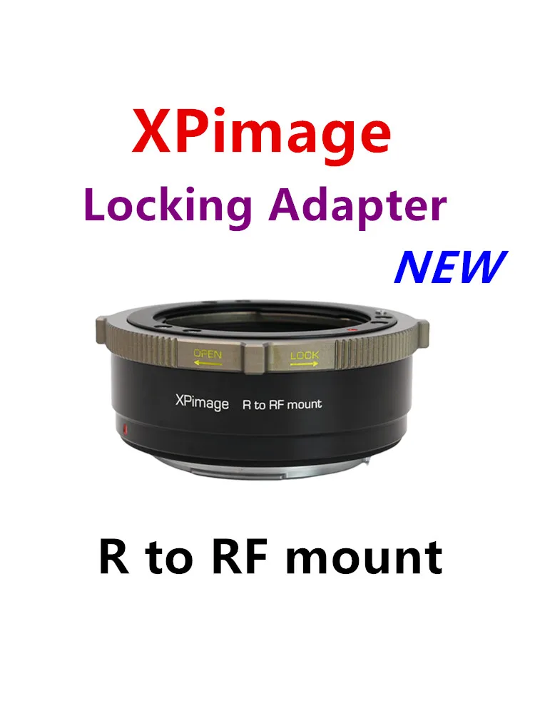 XPimage Adapter for Leica R Lens to CANON EOS RF Full Frame Mirrorless Camera,R to RF R5C R7 R5 R6 R10 RED Komodo VISION