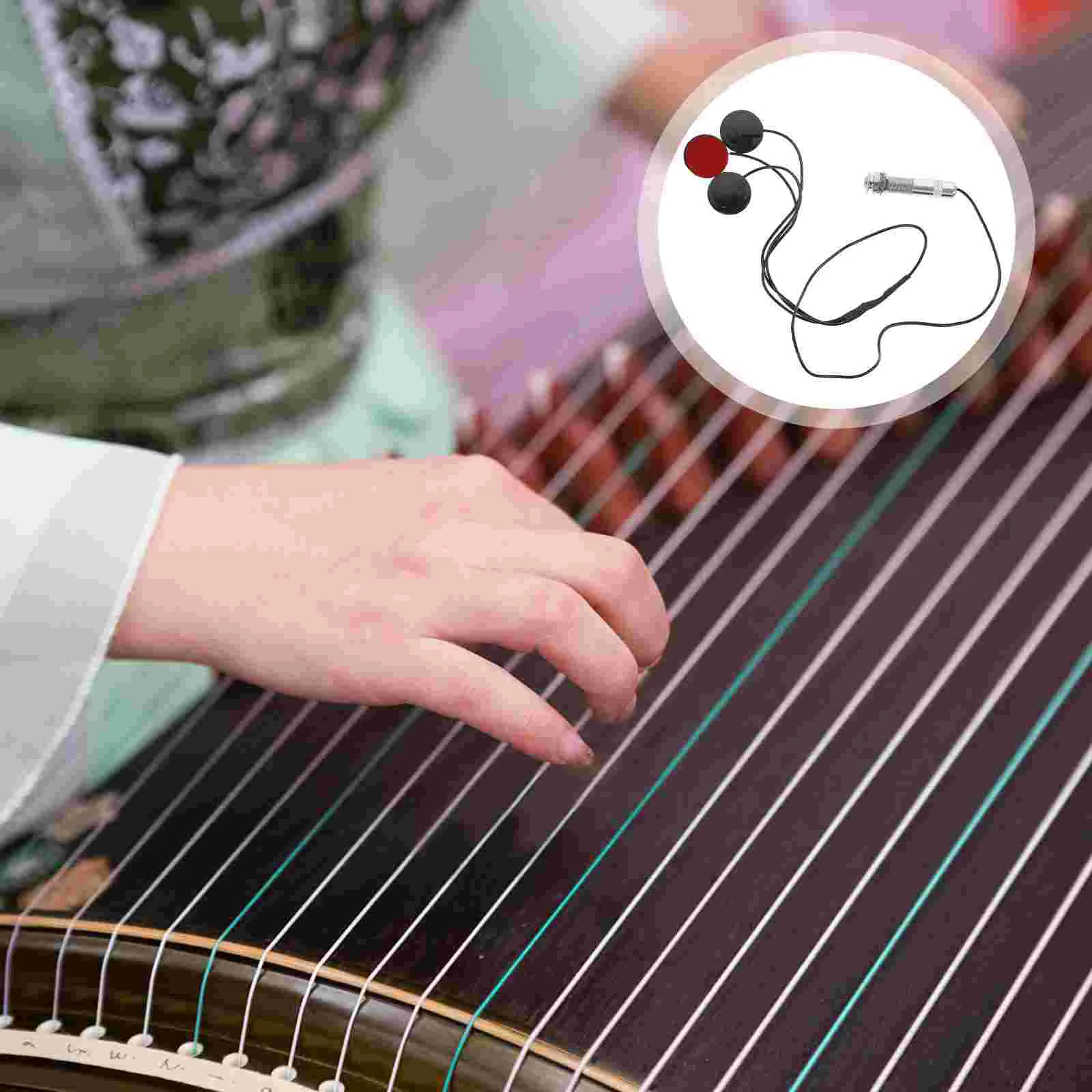 Guzheng Pickup Pickup-Piezo Contact Truck Accessories for Violin Bass Guitar Transducer Banjo Sensor