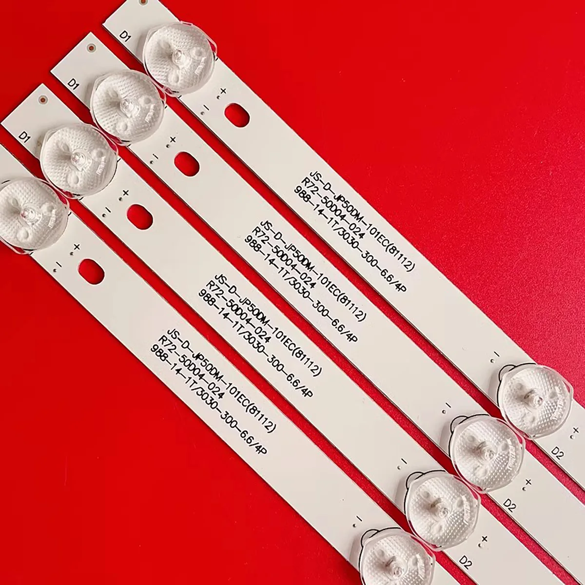 LED strips for TD SYSTEMS 50 TV K50DLJ11US D50-M30 v500dj6-qe1 JS-D-JP50DM-101EC (81112) A101EC (80510) RC50B19S-4KSM MS-L2608