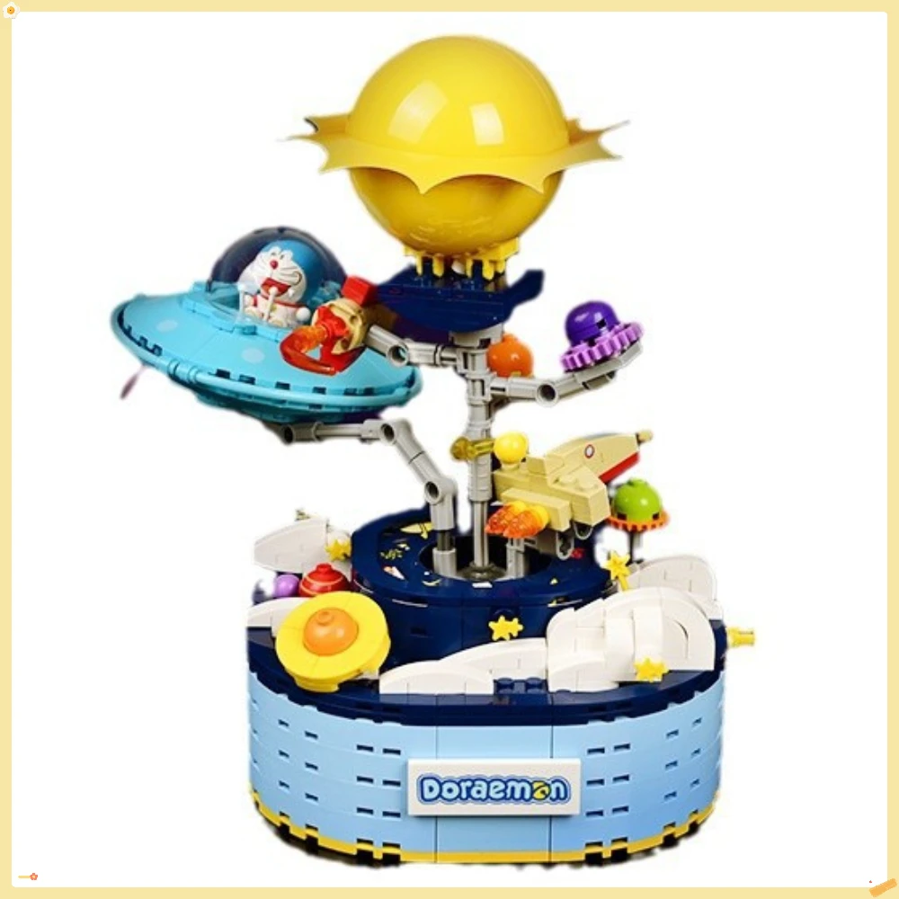 

Keeppley Doraemon Space Exploration Puzzle Assembly Building Block Toy Anime Decoration Ornaments Creative DIY Children's Gifts