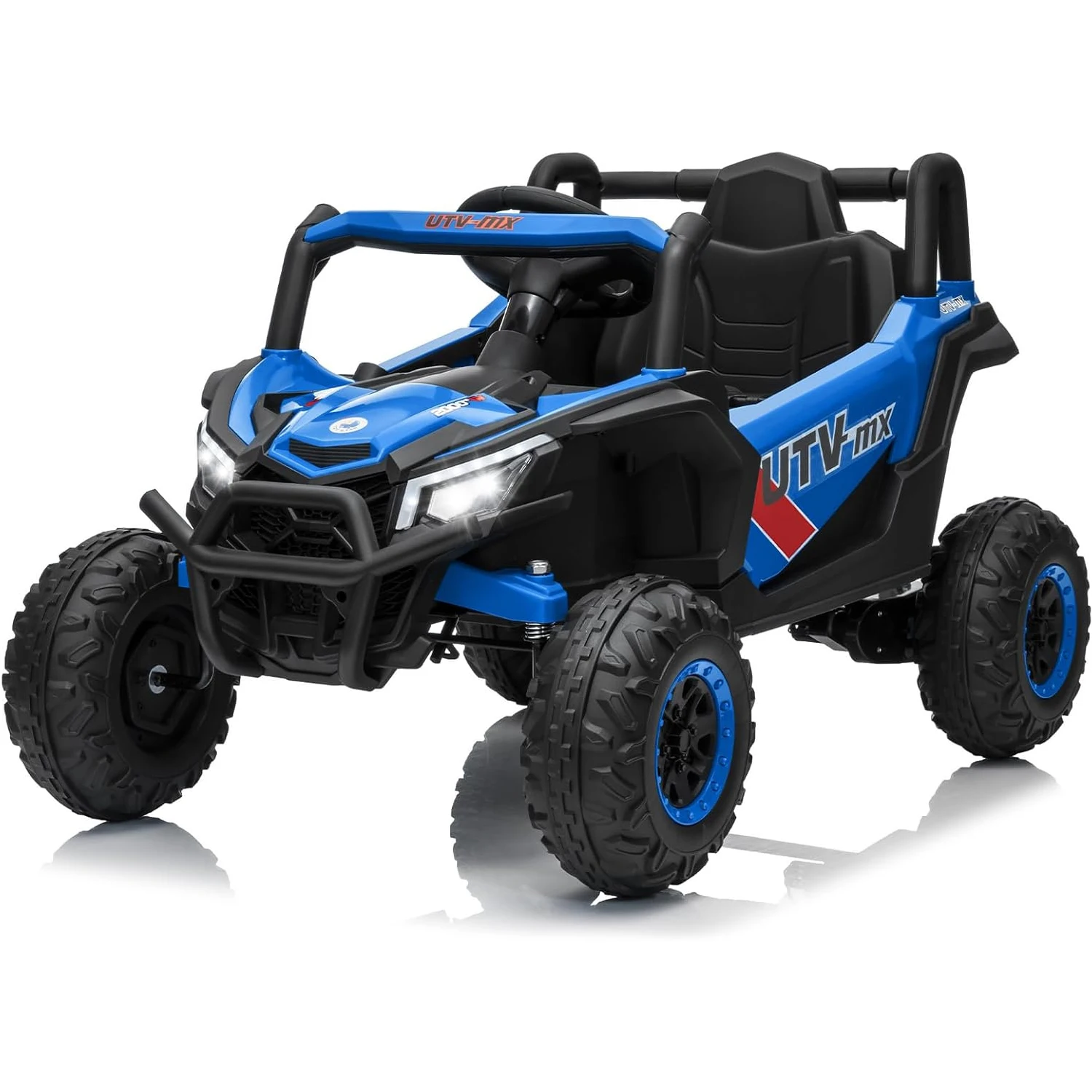 سيارة ركوب كهربائية 12 فولت UTV Buggy للأطفال 4WD/2WD شاحنة UTV قابلة للتحويل مع جهاز تحكم عن بعد بلوتوث، موسيقى، أضواء LED