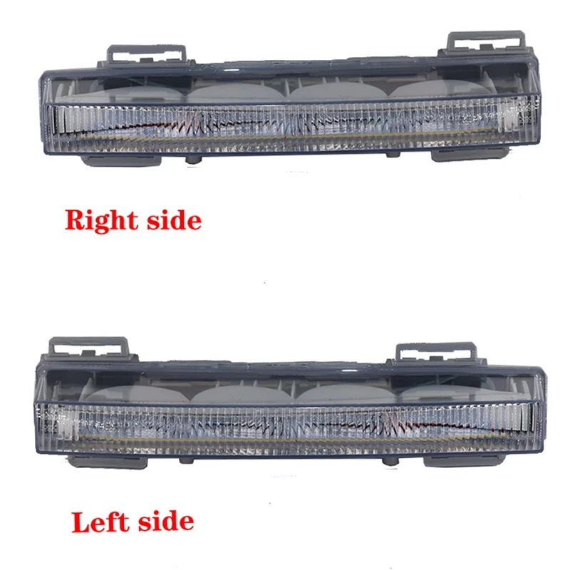 For Mercedes Benz W166 ML350 ML400 X204 GLK350 2012-2015 Car Front LED Daytime Running Light DRL Fog Lamp