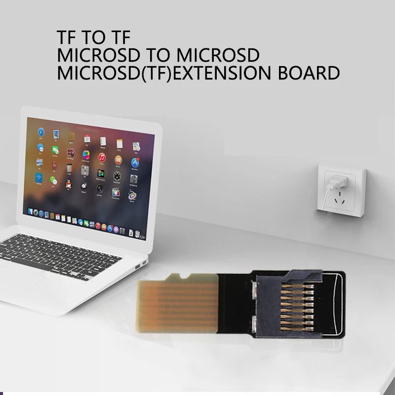 TPC Micro SD TF Memory Card Male to Female Extension Adapter Extender Test Tools PCBA Connector