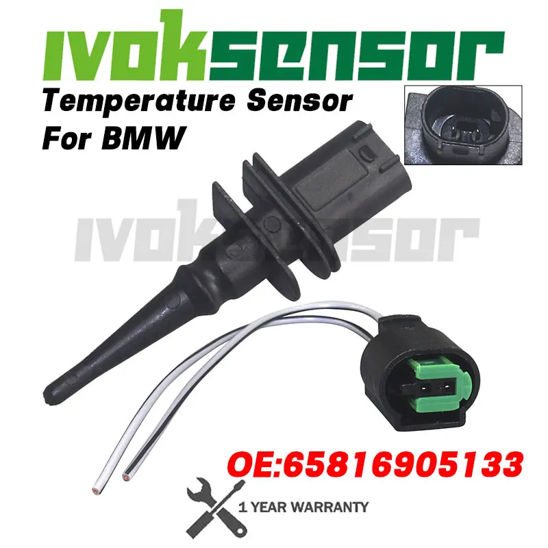 Para BMW E20 E 22 E 34 E30 E87 E88 E90 E92 F20 F6 F7 F10 F11 F22 F30 F31 F34 65816905133 Sensor de temperatura del aire ambiente exterior