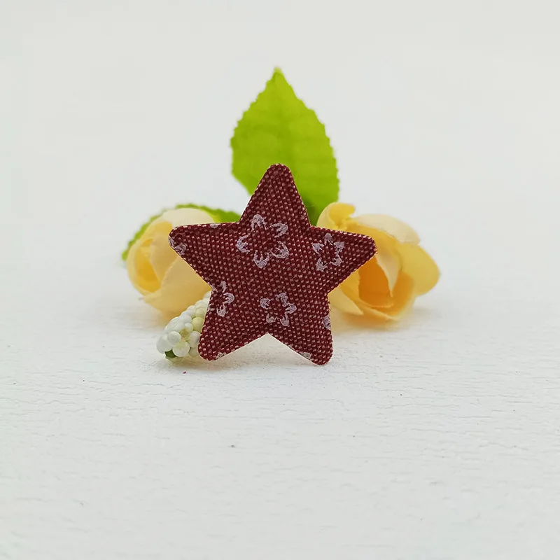 60 Stück, 3,3 cm, niedliche Applikationen mit Blumen- und Sternmotiven, zum Aufnähen, für Kinder-Haarreifen, Haarspangen, Accessoires, Hüte und zur Dekoration. – Detail 11
