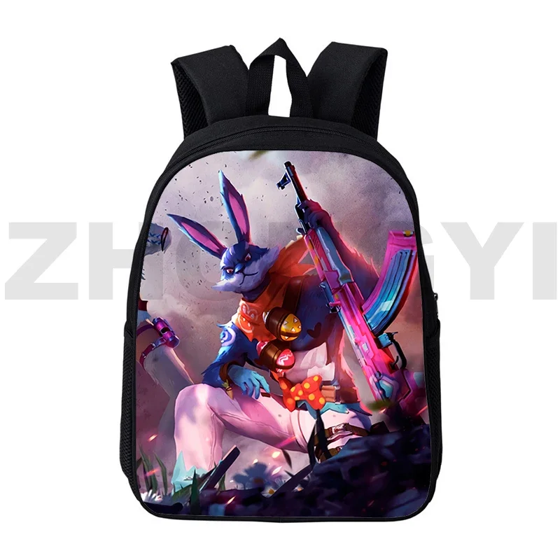 3D Printed Free Fire Garena Game Backpacks 12/16 Inch Creative School Bags for Girls Unisex Cute Anime Urban Business Rucksack