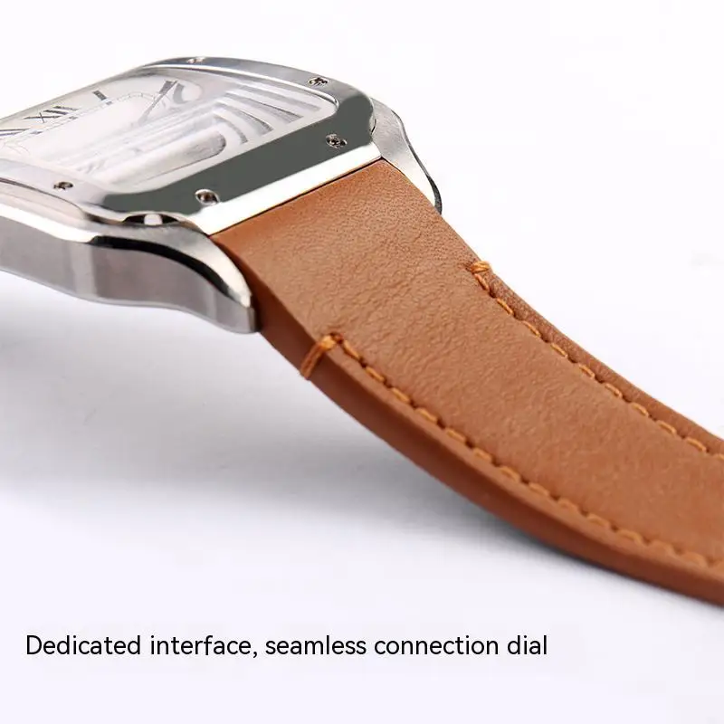 男性用牛革時計ストラップ,クイックリリースストラップ,両面バックルに適しています,w2sa0009,wssa0037,w2sa0006,21mm