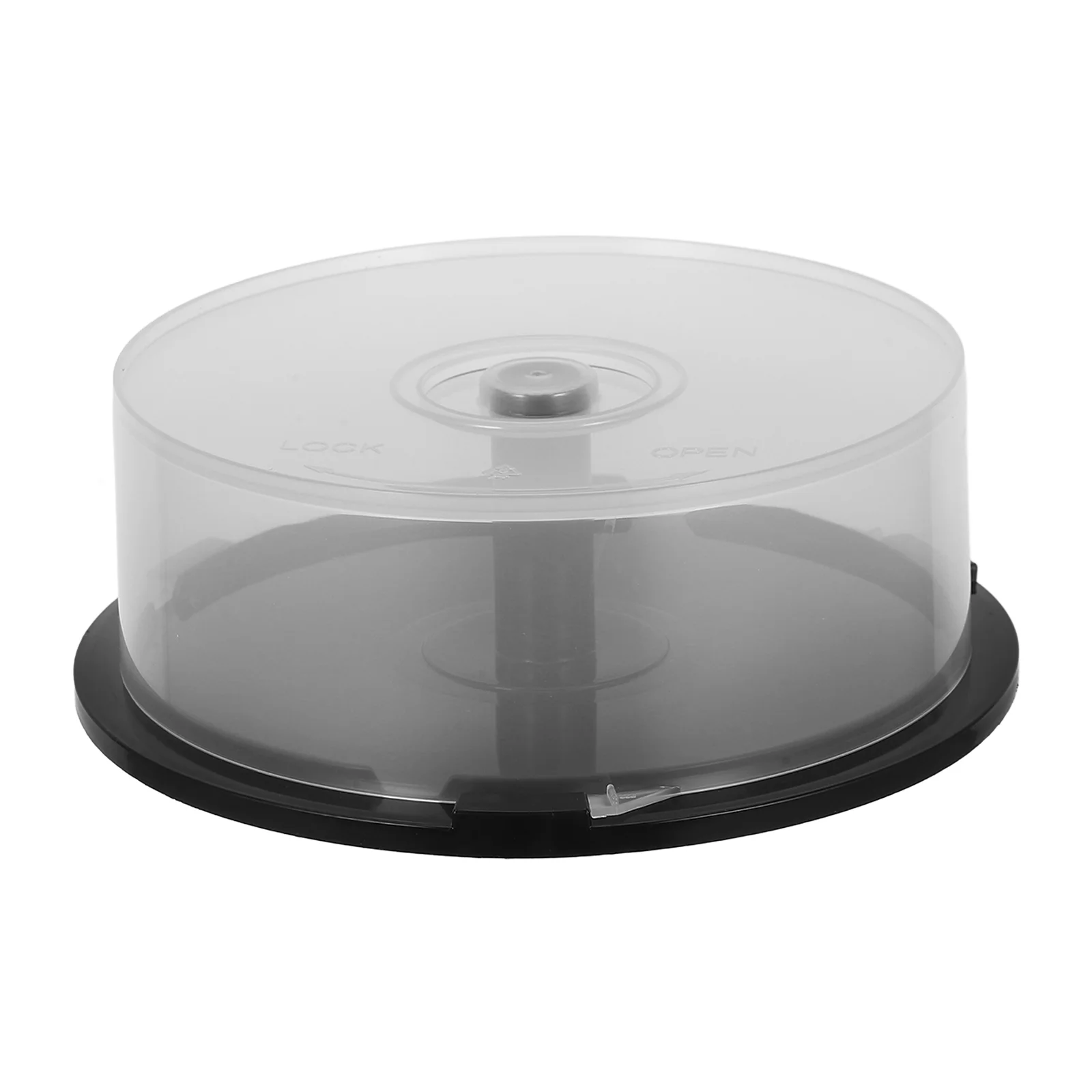 

CD Storage Bin Carousel Organizer and Dvd Pp Boxes with Lids Cases Empty Extra Large Round Holder