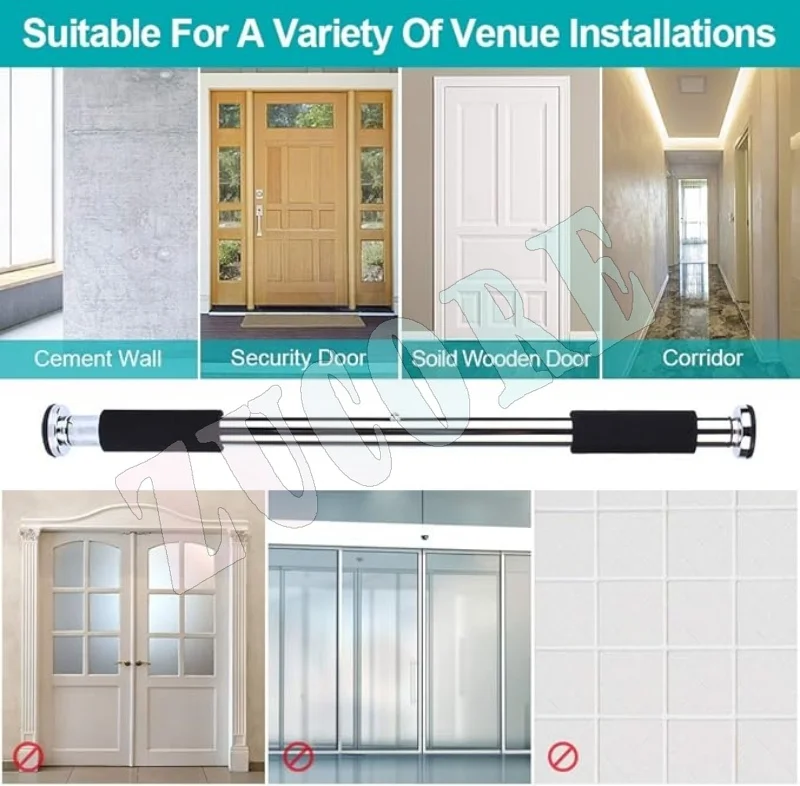 المنزل الصالة الرياضية الثقيلة قابل للتعديل سحب ما يصل بار الجزء العلوي من الجسم ممارسة المدخل سحب ما يصل بار معدات التمرين الصلب المنزلية