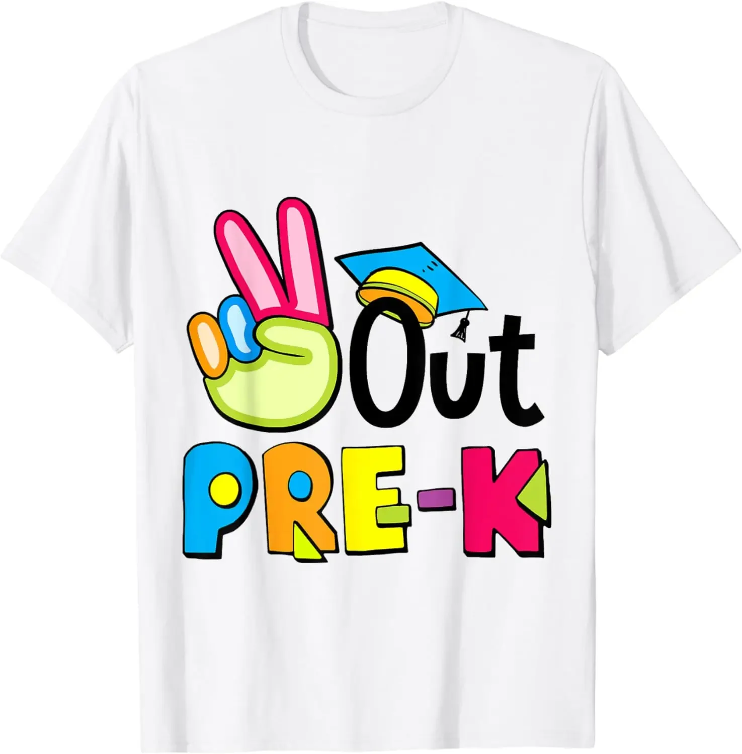 Peace Out Pre-K Graduation Happy Last Day Of School Kids T-Shirt