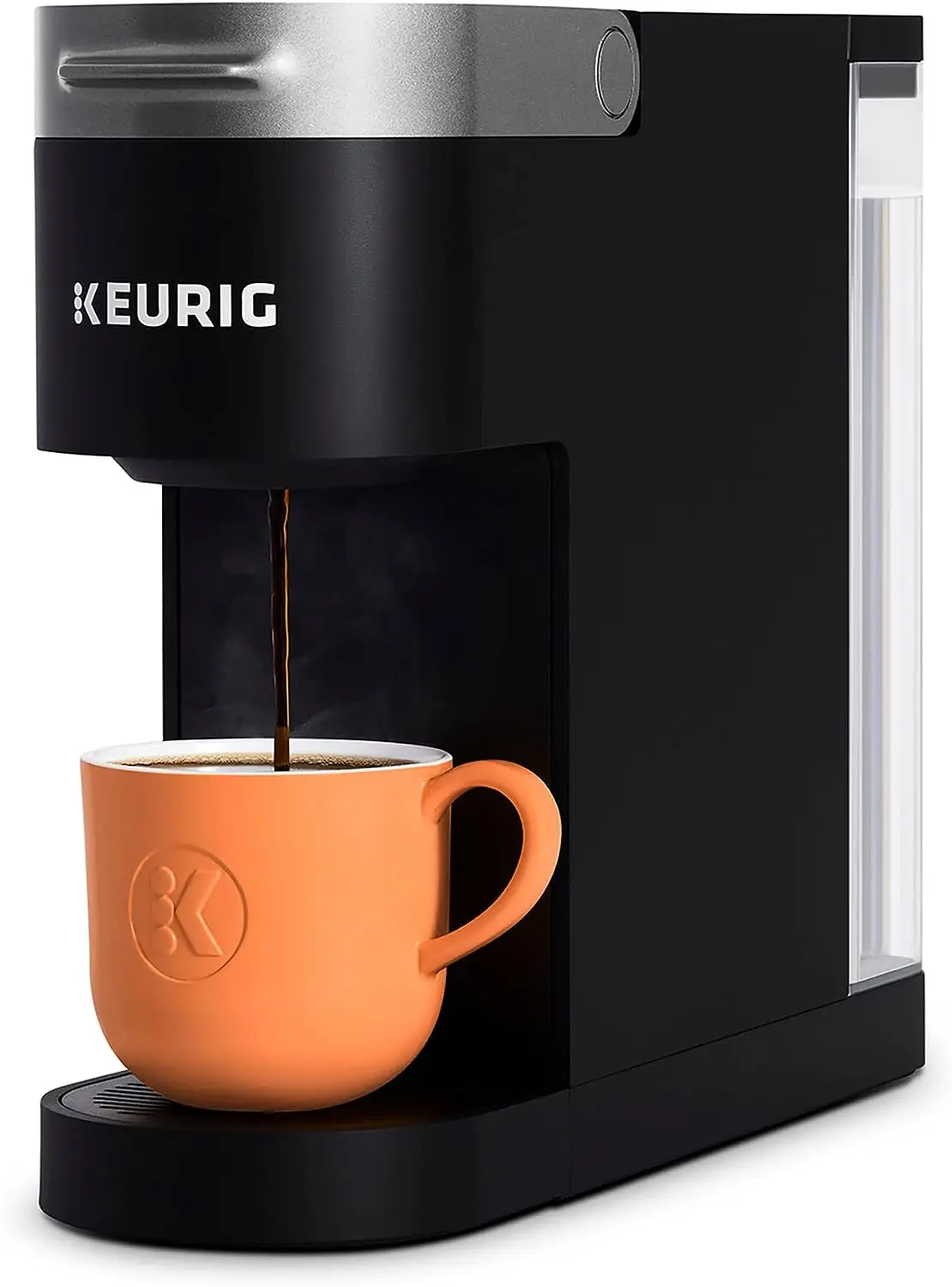 Keurig K-Slim Single Serve K-Cup Pod Coffee Maker, Multistream Technology, 3 Brew Sizes, Slim And Sleek Design, 46Oz Removable