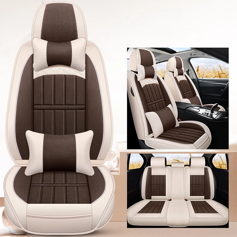 

Breathable Car Seat Covers For Toyota Hilux Prius Peugeot 307 307 SW 5008 301 BMW F30 E4 Auto Interior Accessories Universal