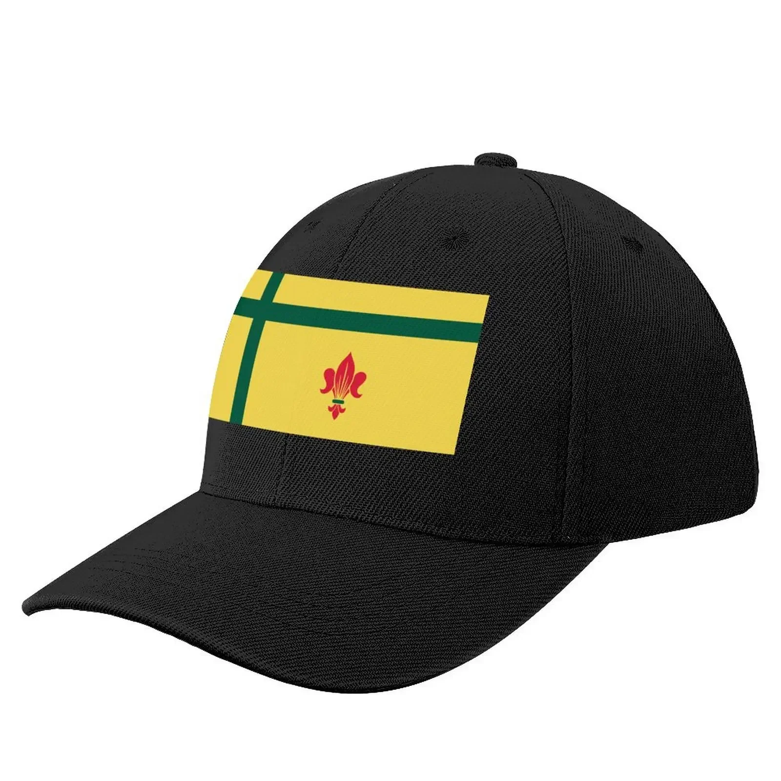 Fransaskois flag Franco-Saskatchewanians French Canadian Saskatchewan Canada HD High Quality Baseball Cap Hip Hop Boy Women's