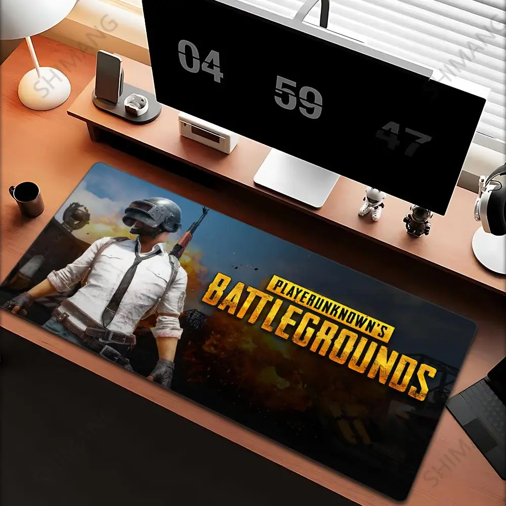 

Cheap Household use P-Pubg Game Mousepad Large Computer Accessories Mouse Pad 800x300 Waterproof Non-slip Rubber XXL Mouse Pad