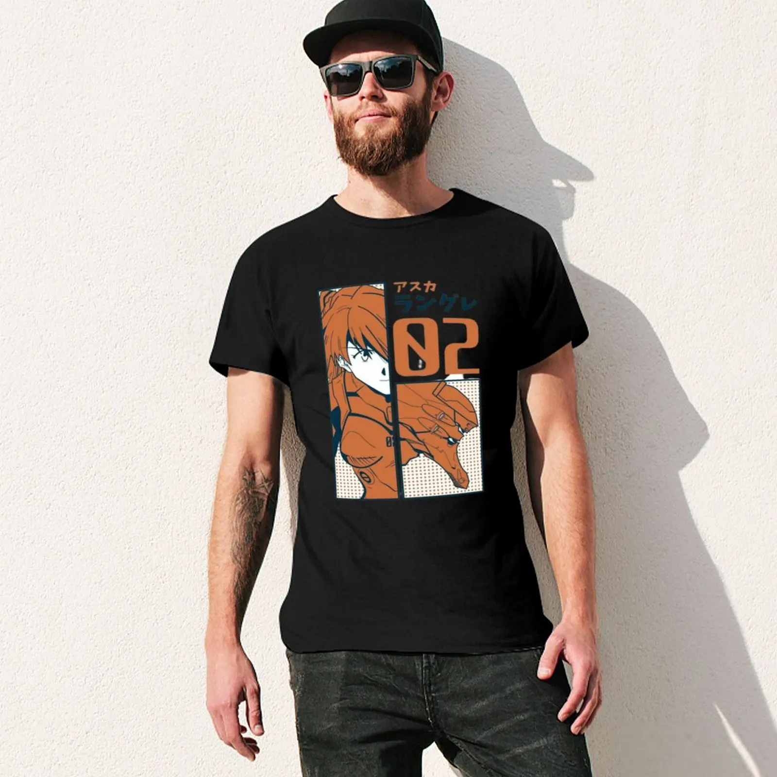 Asuka Langley Soryu T-Shirt Aesthetic clothing heavyweights tees men t shirt