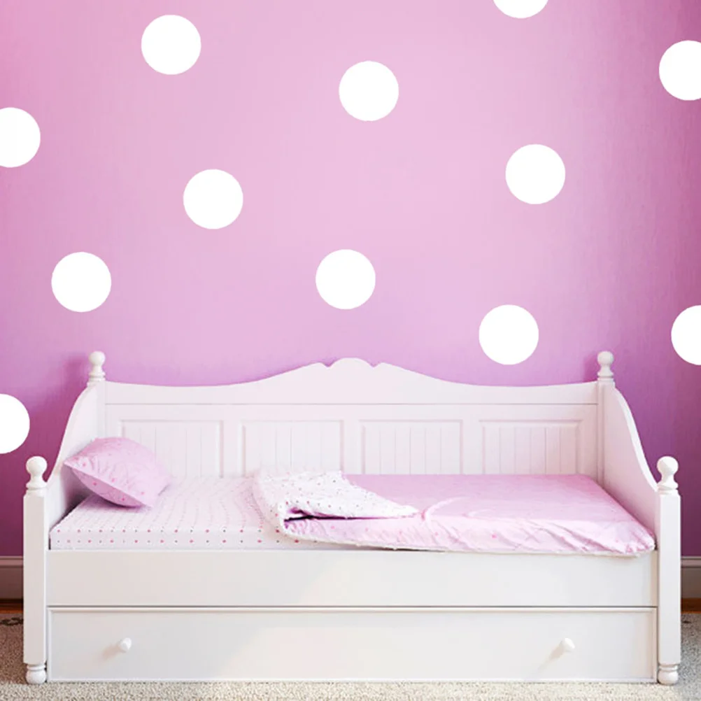 

54 Dot Wall Stickers Durable Removable Round Sticker for Kids Room Nursery Window Ceramic Tile Decoration Dot Wall Stickers