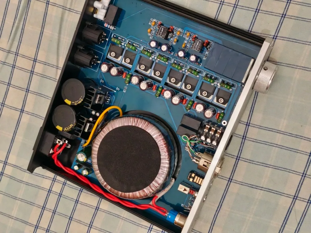 For Pure DC Fully Balanced Class A Headphone Amplifier, High Current HiFi Audiophile Ear Amp