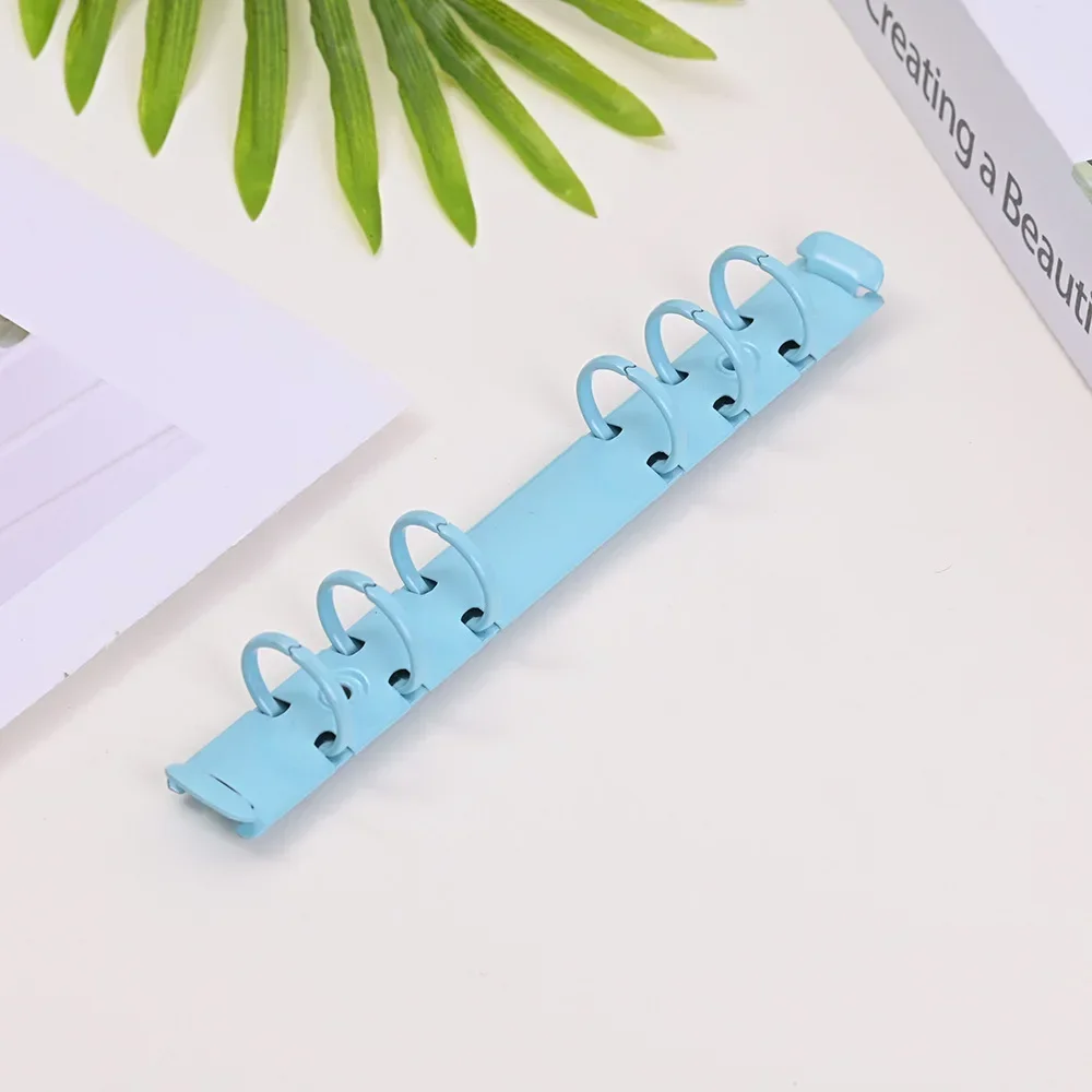 A6 Loose Leaf Binder Notebook 6 Hole Binding Clip Office Stationery Hardware Stationery Accessories DIY Budget Binder Metal Ring