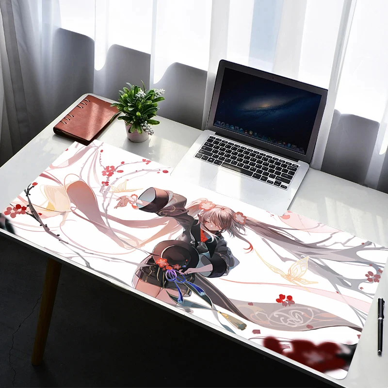 

Mouse Pad Laptop Non Slip Extended Desktop Mouse Mat PC Anime Keyboard Pad G-genshin Impact Hu Tao Gaming Accessories Mousepad
