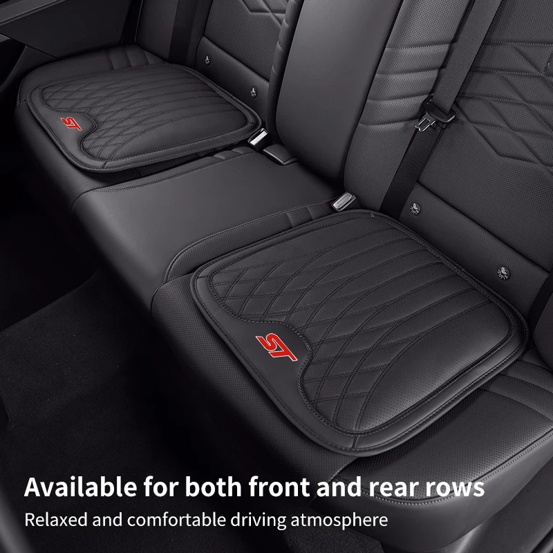 Leather Car Breathable Cushion Seat Cushion Interior Accessories For Ford Fiesta Focus mk2 mk3 Ranger Mondeo mk4 S-MAX Kuga