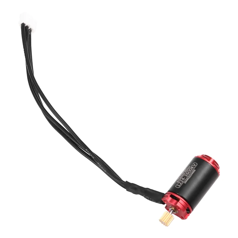 【خصم 58%】1224 Outunner محرك خارجي بدون فرشاة دوار 2S 3600V مع ترس لسيارة زاحفة RC 1/24 محورية SCX24 WPL لـ Traxxas