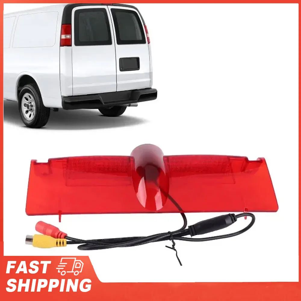 كاميرا الرؤية الخلفية 3rd موضع ضوء الفرامل شنت صالح ل Express Van 2003 ‐ 2017 كاميرا الرؤية الخلفية كاميرا احتياطية كاميرا عكسية