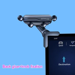 Special automobile fixed navigation 360-degree rotating extension rod for air outlet of mobile phone vehicle bracket