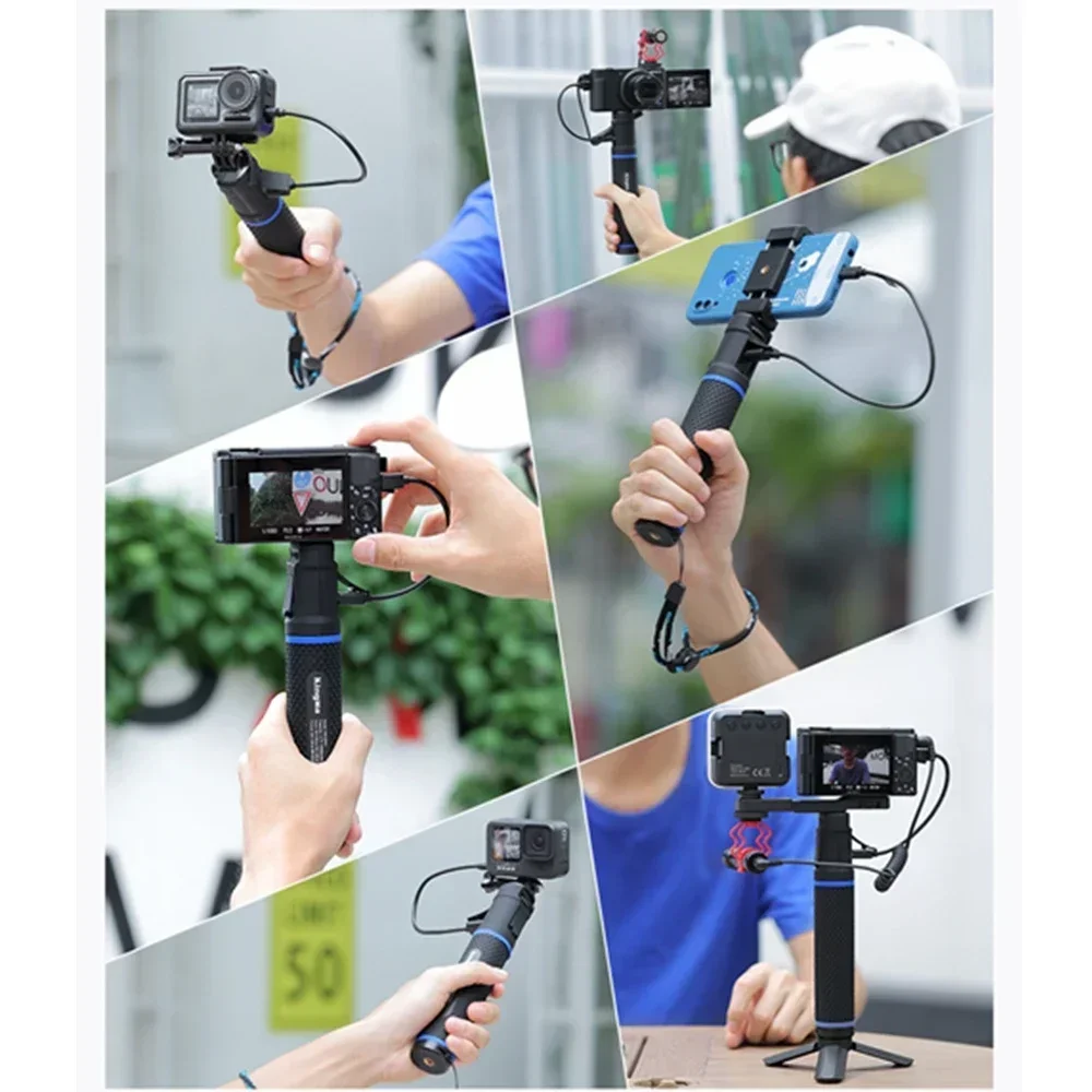 FF-F49 10000mAh 휴대용 보조베터리 GoPro Hero 10 9 Insta360 ONE X2 X3 R 액세서리용 충전식 스틱 충전 그립