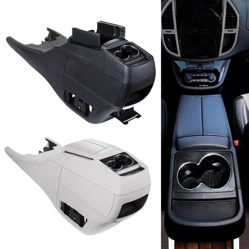 High Quality Car Seat Center Console Multifunctional Armrest Box Storage Box Cup Holder USB Charger Vito W447 V250