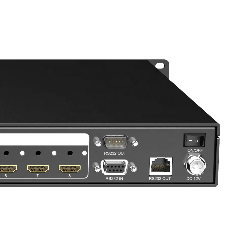 

Матричный коммутатор HDMI 4K30HZ 8x8 8 входов 8 выходов с управлением RS232