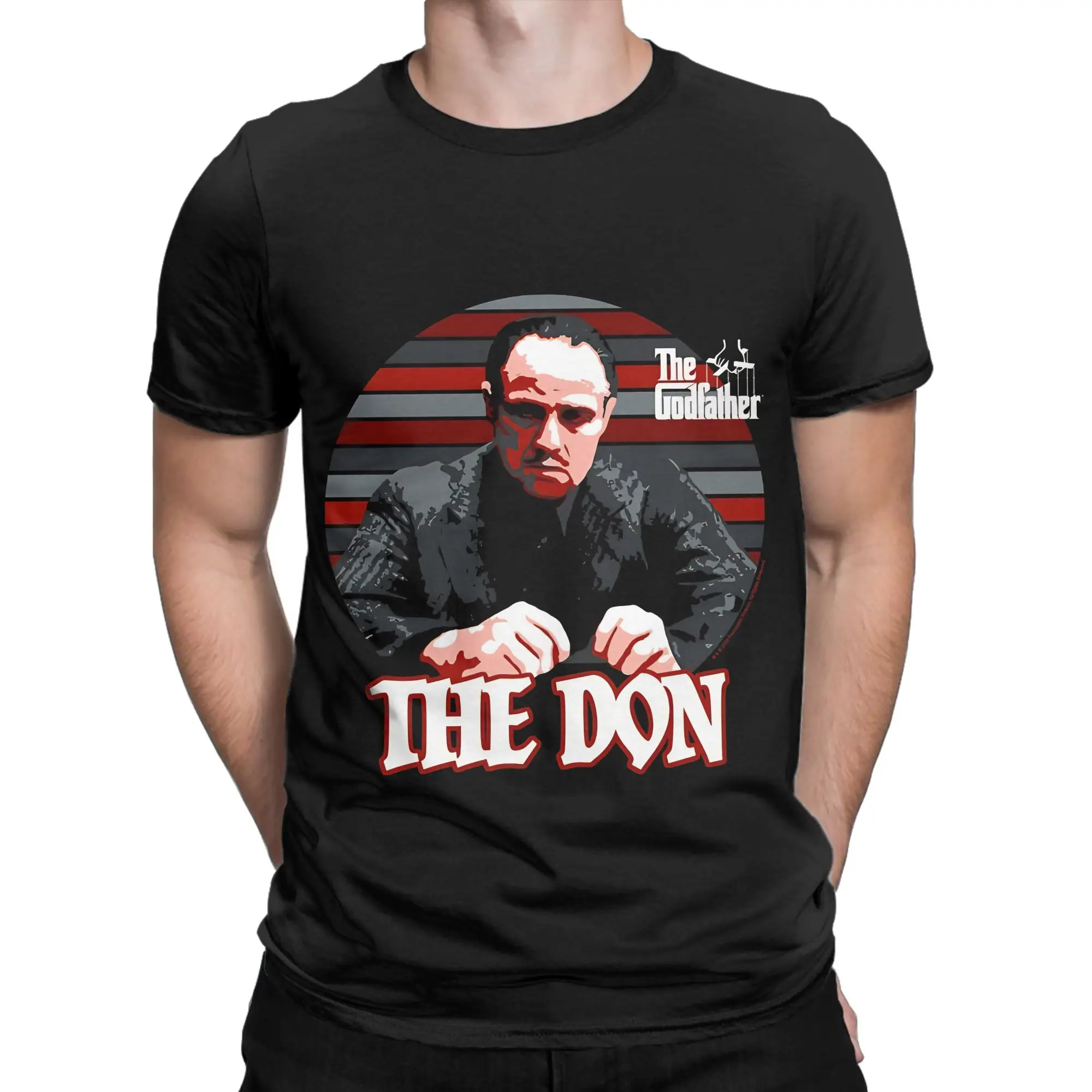 The Godfather The Don Vintage Poster Funny Graphic 100% Cotton T-Shirt The Godfather Tees Tops For Men