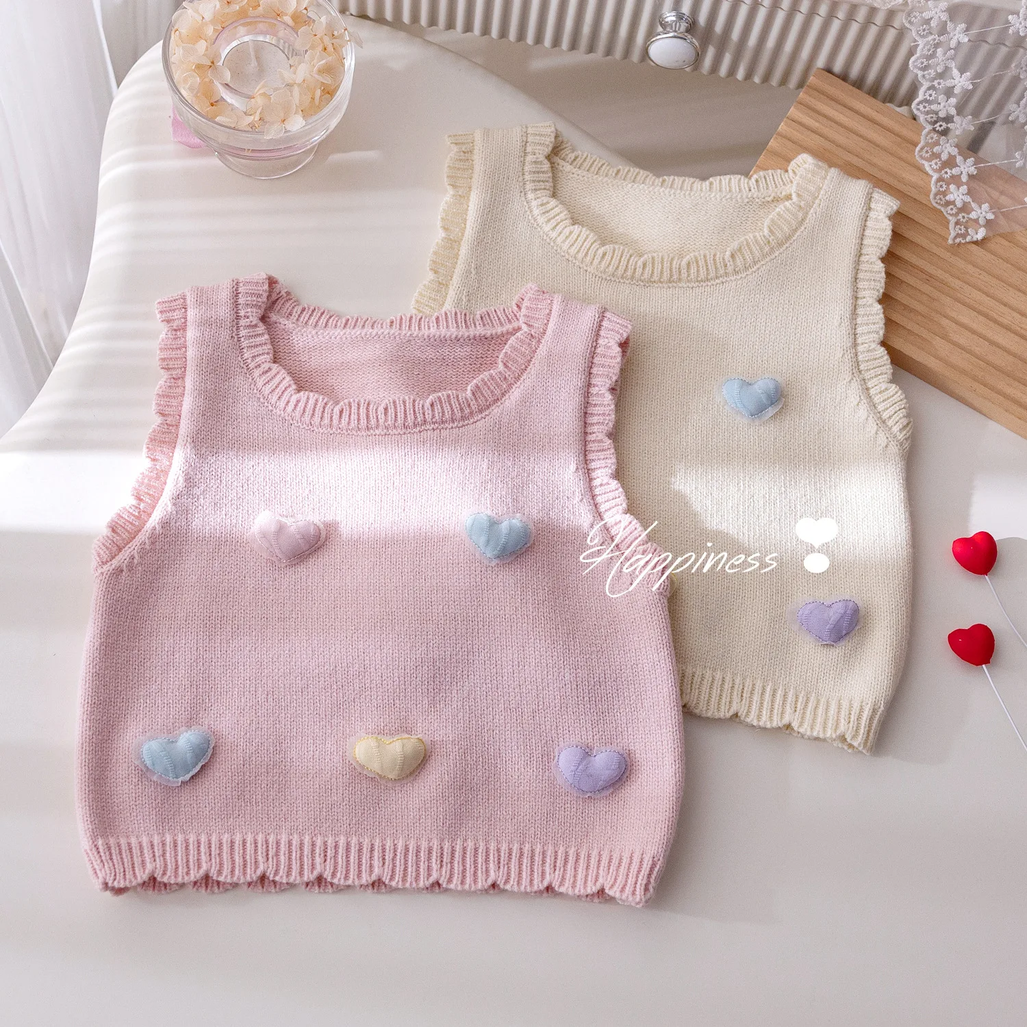 Girls Vest Woolen J… - image