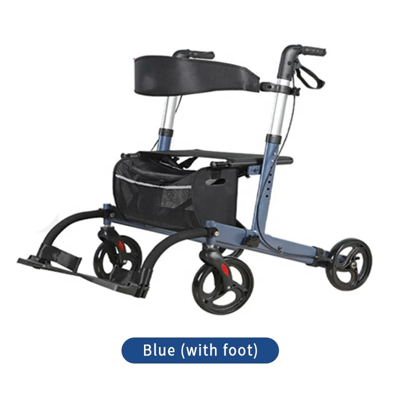 Junlaole Portable Folding Walker & Rollator Hot Sale Rehabilitation Walk Aids for Elders Top Seller